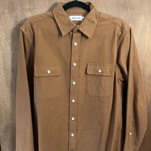Taylor Stitch Tan Casual Button Down Shirt